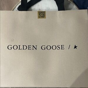 Golden Goose Tan Shopping Bag